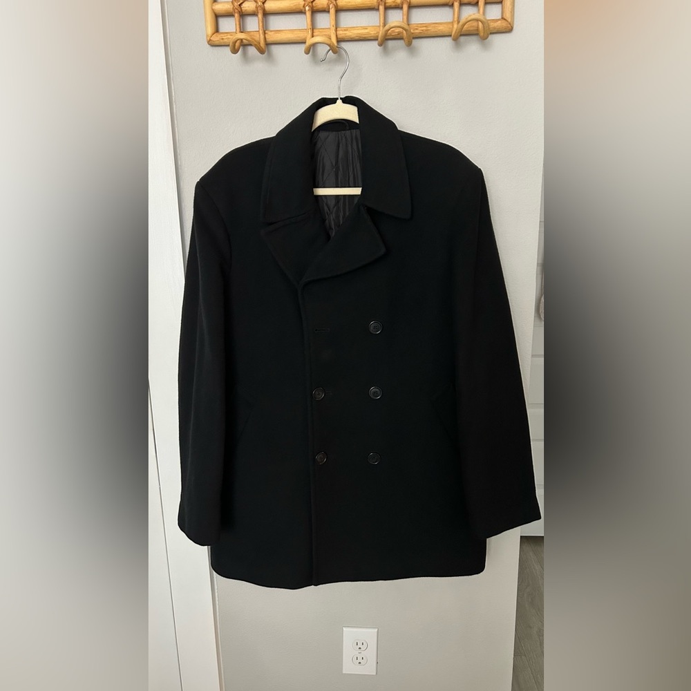 Lauren Ralph Lauren Black Wool Coat for Men ***updated pictures****
